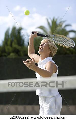 Stock Image - Tennis player. Fotosearch