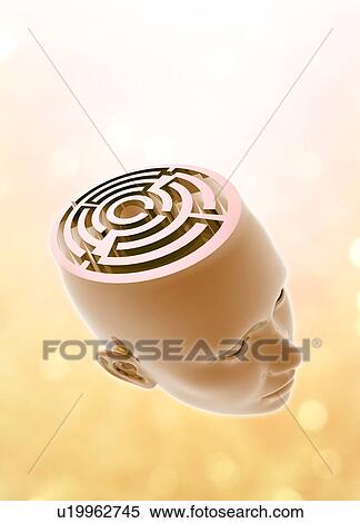 The human mind, illustration View Large Photo Image Stock Photography - The human mind, illustration. Fotosearch