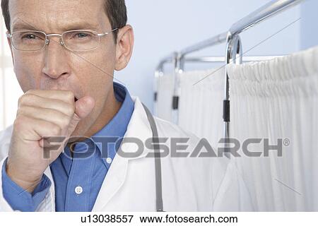 Stock Photo - Tired doctor. Fotosearch