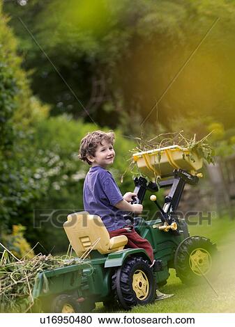 Toy tractor View Large Photo Image Stock Image - Toy tractor. Fotosearch