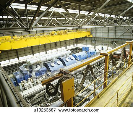 Stock Photo - Turbine hall. Fotosearch