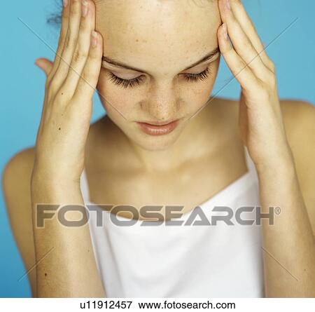 Unhappy girl View Large Photo Image Stock Photo - Unhappy girl. Fotosearch