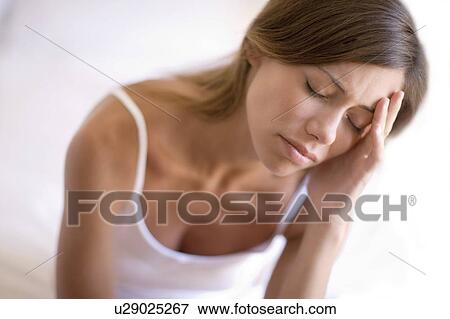 Stock Photo - Upset woman. Fotosearch