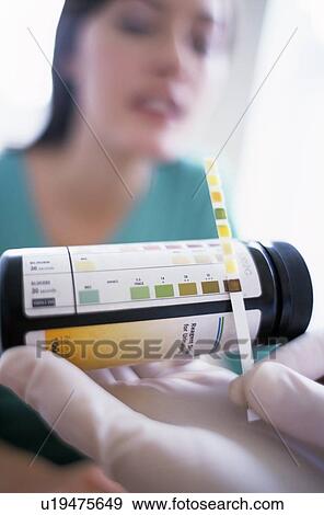 Stock Photo - Urine analysis. Fotosearch
