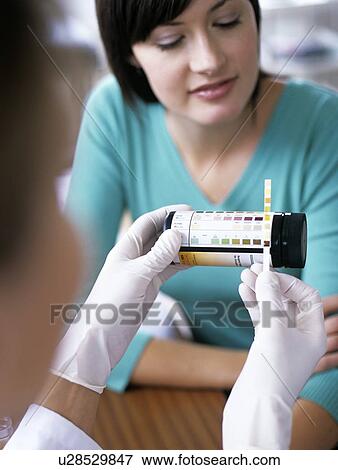 Stock Photo - Urine analysis. Fotosearch
