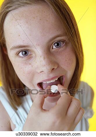 Stock Image - Vitamin pill. Fotosearch