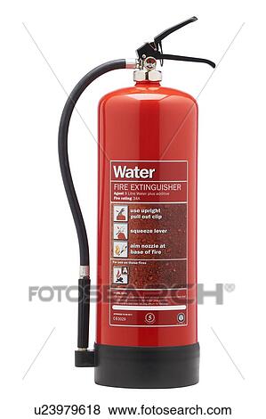 Stock Photo - Water fire extinguisher. Fotosearch