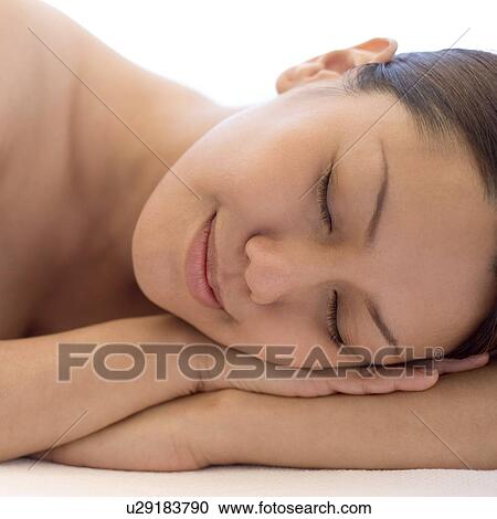 Woman relaxing View Large Photo Image Stock Image - Woman relaxing. Fotosearch