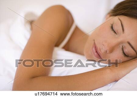 Woman sleeping View Large Photo Image Picture - Woman sleeping. Fotosearch