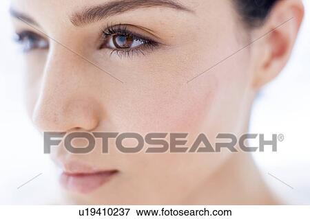 Woman with brown eyes View Large Photo Image Stock Photo - Woman with brown eyes. Fotosearch