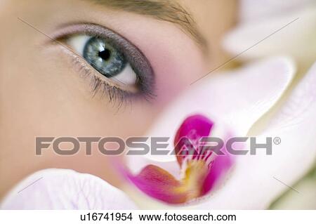 Picture - Woman's eye. Fotosearch