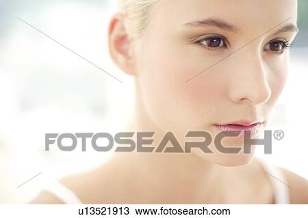 Woman's face View Large Photo Image Stock Image - Woman's face. Fotosearch