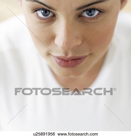 Woman's face View Large Photo Image Stock Photograph - Woman's face. Fotosearch