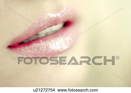 Woman's lips View Large Photo Image Picture - Woman's lips. Fotosearch