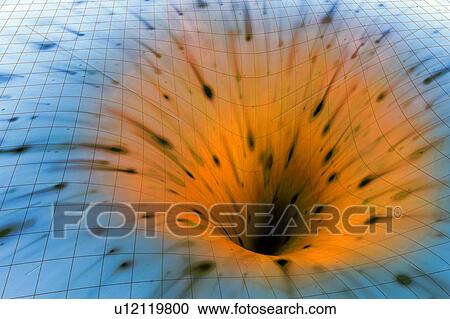 Stock Image - Wormhole, conceptual artwork. Fotosearch