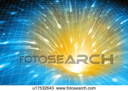 Stock Image - Wormhole, conceptual artwork. Fotosearch