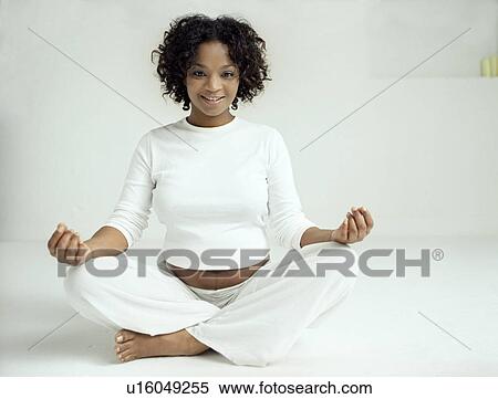 Stock Photography - Yoga in pregnancy. Fotosearch
