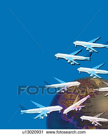 Stock Image - Air travel. Fotosearch