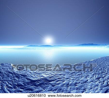 Alien planet, artwork View Large Photo Image Stock Image - Alien planet, artwork. Fotosearch