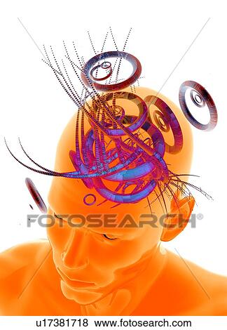 Stock Photo - Artificial intelligence, artwork. Fotosearch