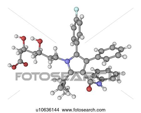 Atorvastatin cholesterol-lowering drug View Large Photo Image Picture - Atorvastatin cholesterol-lowering drug. Fotosearch