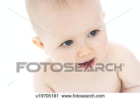 Stock Image - Baby girl. Fotosearch
