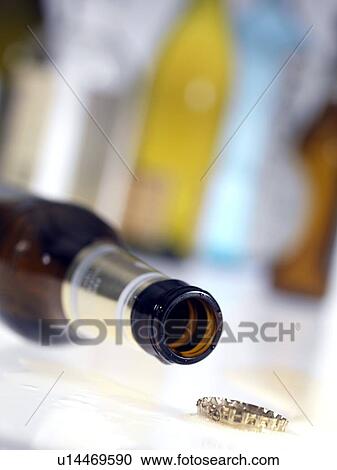 Stock Image - Beer bottle. Fotosearch