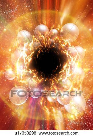 Stock Photo - Big Bang, conceptual artwork. Fotosearch