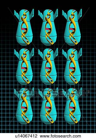 Stock Image - Biological warfare, conceptual artwork. Fotosearch