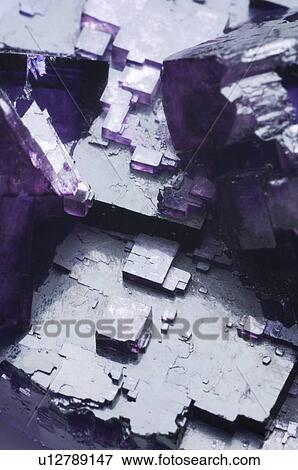 Blue fluorite View Large Photo Image Stock Photo - Blue fluorite. Fotosearch