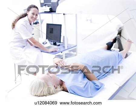 Stock Photo - Bone density scan. Fotosearch
