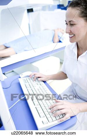 Bone density scan View Large Photo Image Stock Photo - Bone density scan. Fotosearch