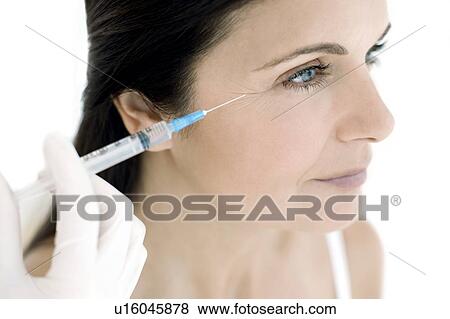 BOTOX® injection View Large Photo Image Stock Photo - BOTOX® injection. Fotosearch