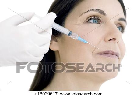Stock Photo - BOTOX® injection. Fotosearch