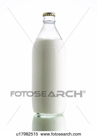 Stock Photography - Bottle of sterilised milk. Fotosearch