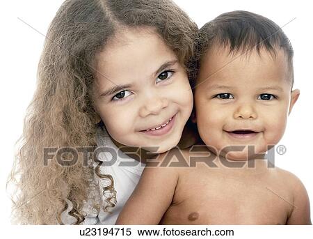 Brother and sister View Large Photo Image Stock Photography - Brother and sister. Fotosearch