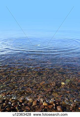 Calm water View Large Photo Image Stock Photo - Calm water. Fotosearch