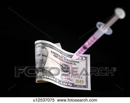 Stock Photography - Cash injection. Fotosearch