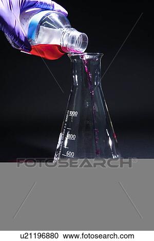 Stock Image - Chemistry research. Fotosearch