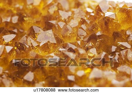 Stock Photo - Citrine crystals. Fotosearch