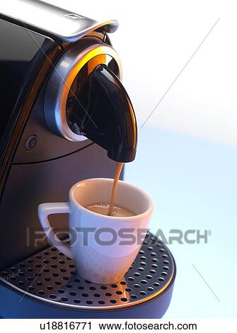 Coffee machine View Large Photo Image Stock Image - Coffee machine. Fotosearch