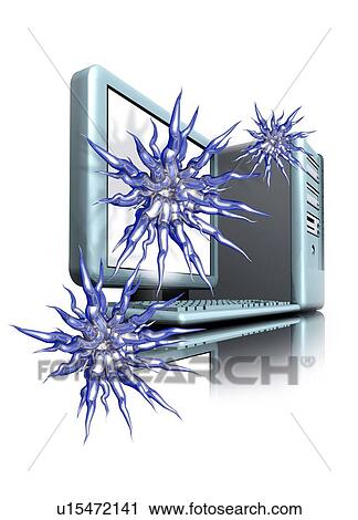 Computer virus, conceptual artwork View Large Photo Image Stock Image - Computer virus, conceptual artwork. Fotosearch