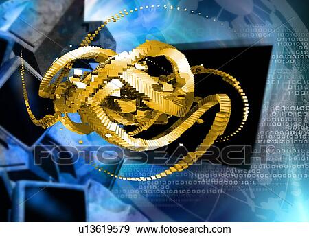 Stock Photo - Computer virus, conceptual artwork. Fotosearch