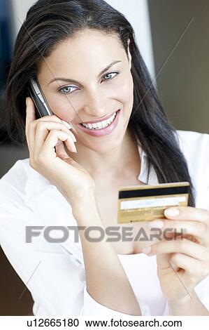 Stock Image - Credit card purchase. Fotosearch