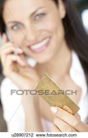 Stock Image - Credit card purchase. Fotosearch