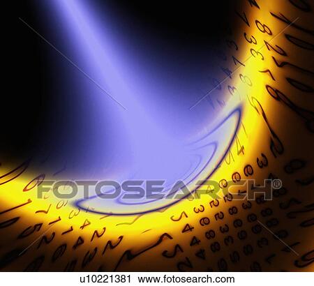 Stock Image - Data corruption, conceptual artwork. Fotosearch
