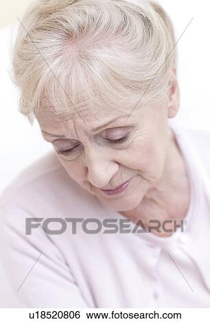 Depressed senior woman View Large Photo Image Stock Photograph - Depressed senior woman. Fotosearch