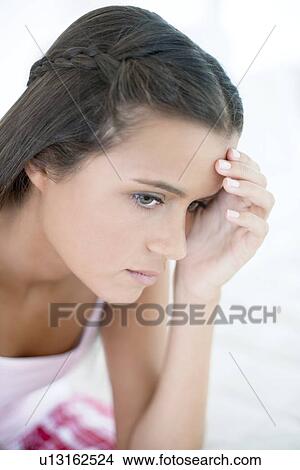 Depressed teenage girl View Large Photo Image Picture - Depressed teenage girl. Fotosearch