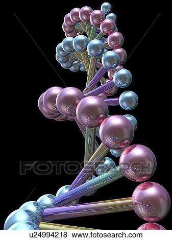 DNA molecule, computer artwork View Large Photo Image Stock Photo - DNA molecule, computer artwork. Fotosearch