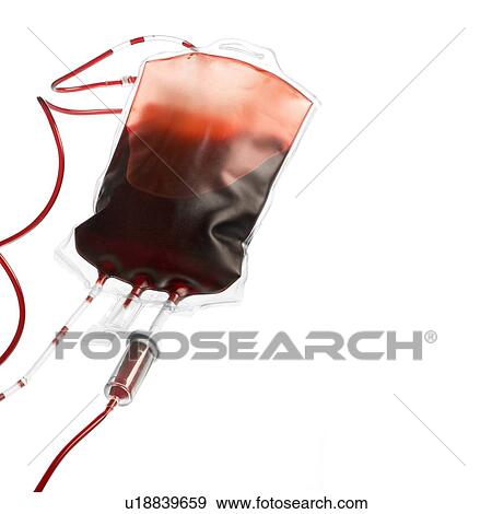 Stock Photo - Donated blood. Fotosearch